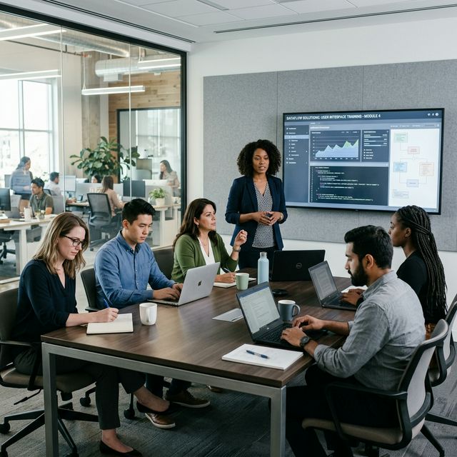 Internal employee training dashboard in BespokeLMS